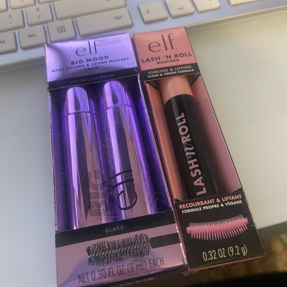 Elf mascaras, set of 3, NWT